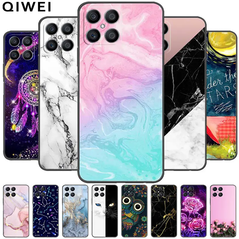 

Phone Case for Honor X8 Cover Shockproof Soft Silicone Camera Protection for Honor X8 2022 Back Cases TPU Bumper Para Honor X 8