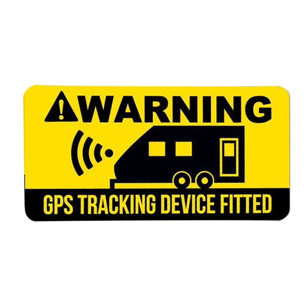 JP 20 см * 10 предупреждающий автофургон GPS отслеживание Виниловая наклейка покрытие