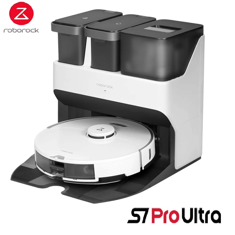 Робот-пылесос Roborock S7 Pro Ultra с автоматической подзарядкой 5100 Па док-станцией для
