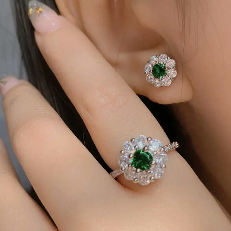 Высококачественное роскошное кольцо MDLFES с муассаном и бриллиантом имитация