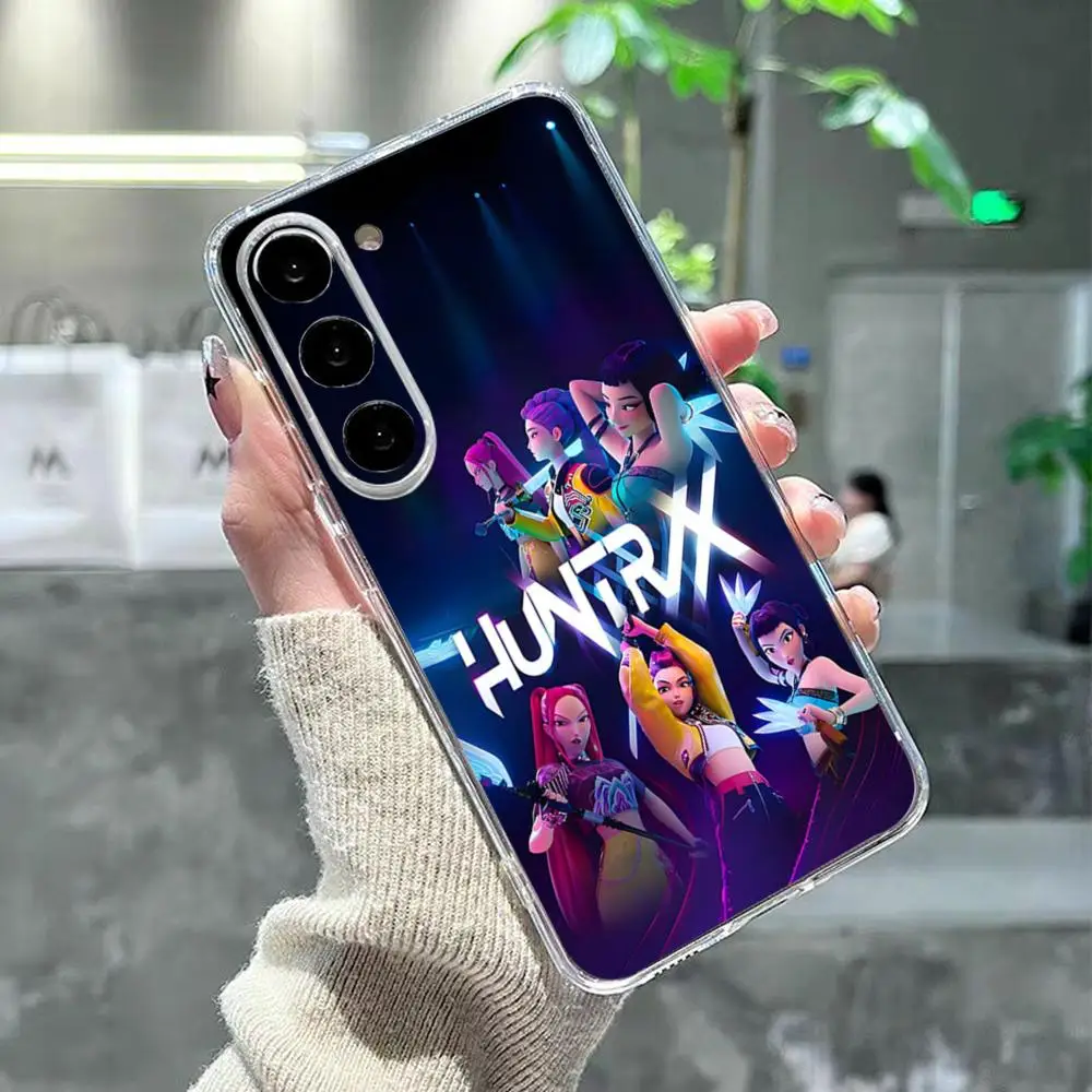 Чехол для телефона KPop D-Demon H-Hunters для Samsung S26 S25 S24 Ultra S23 Fe S22 S20 S21 Plus Plus 5G Fe, прозрачный чехол (art.: 3920da7ebe869) - 3920da7ebe869