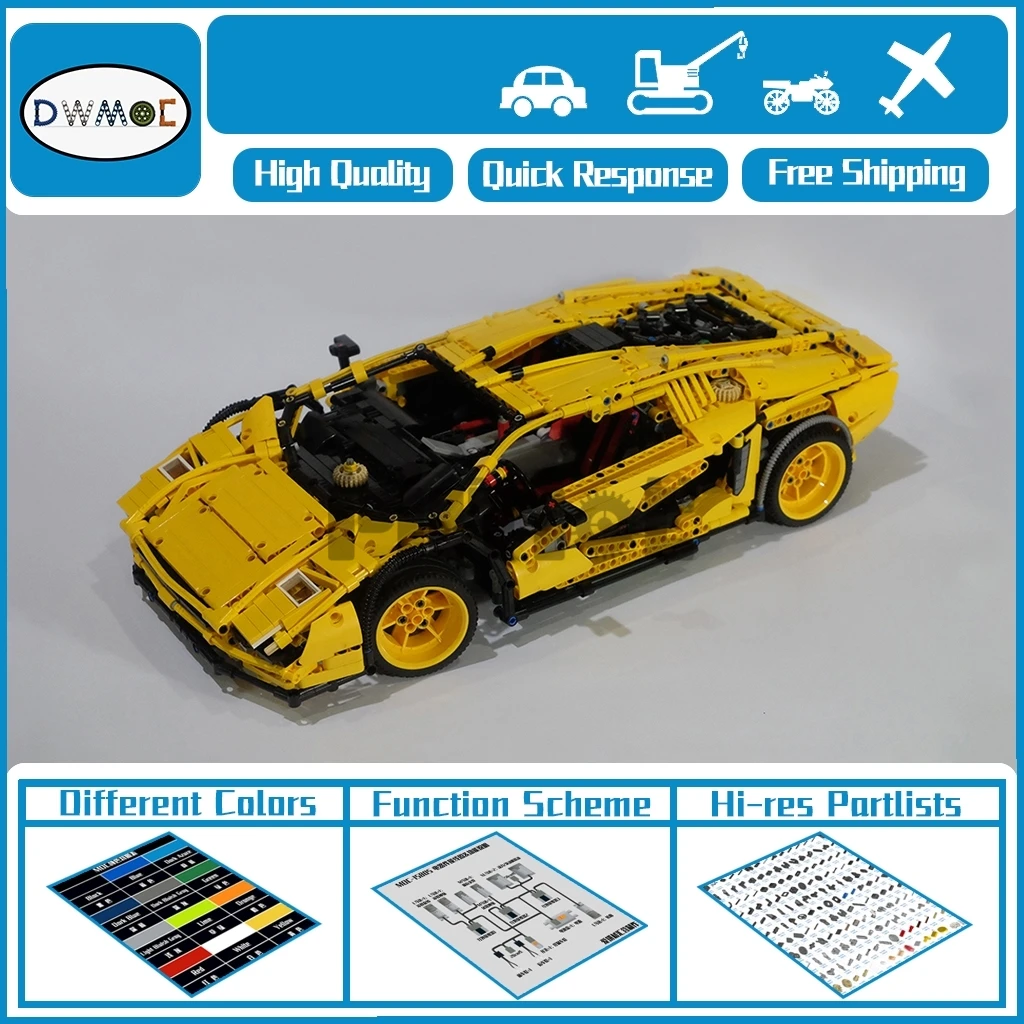 Moc-88040 Rambo LPI 800-4 Супер спортивный автомобиль статическая версия подарок для