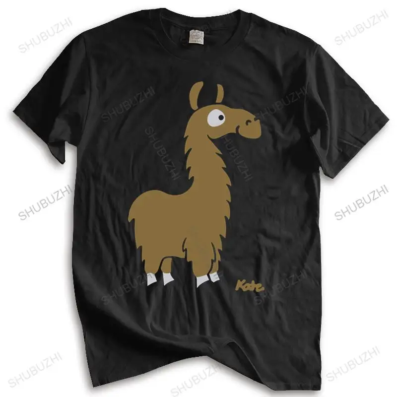 

New Arrived Mens t shirt summer top tees fashion brand Men t shirt Lama T-Shirt Mens T-shirt Euro size TOPS