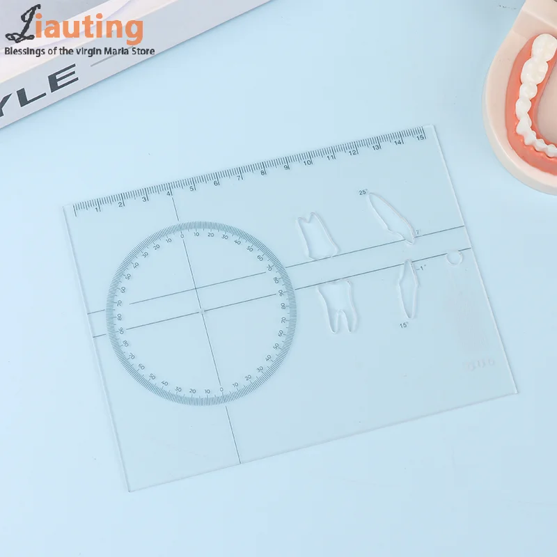 Цельная ортодонтическая линейка стоматологическая цефалометрическая