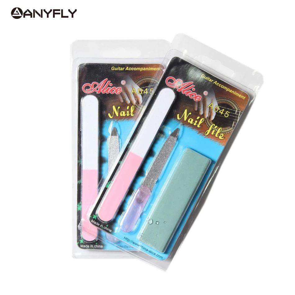 Alice A045 Acoustic/Classical Guitar Nail File Kit Polishing Cotton Sandpaper File Guitar Accessories  Wholesales
