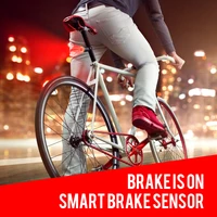 t1 bicycle taillight smart brake sensing warning light usb charging cob led ip65 waterproof aluminum alloy bike outdoor lamp