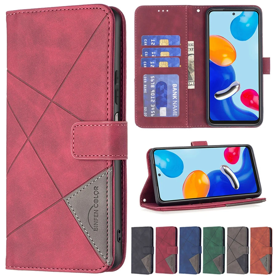 

Wallet Leather Case For Xiaomi Redmi A1 11 10C 10A 9A 9C 9T Note 11 Pro 10S 9 8 Poco X4 Pro M4 Pro M5 M5s 11T 12 Lite 12 Pro 12T