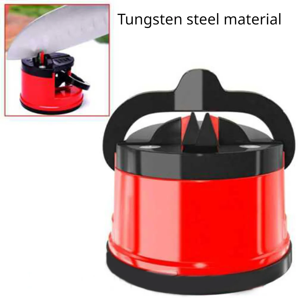 

New Suction Cup Knife Sharpener Mini Tungsten Steel Knife Sharpener Home Kitchen Fixed Suction Cup Knife Sharpener Kitchenware