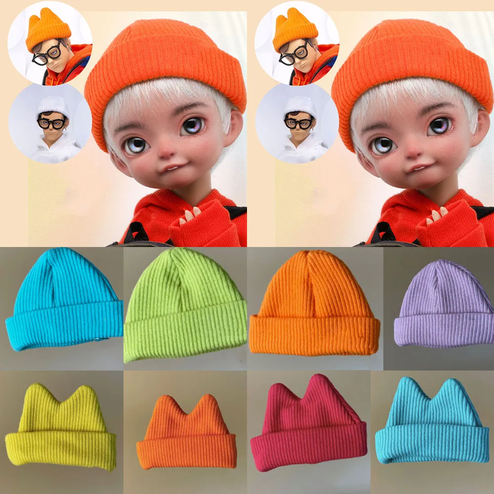 

Toys Cap Unisex Hat Knitted Soft Beanie Hip Hop Cap For Bjd//Soldier/Ob/Blythe/Imda Action Figure Model Toys