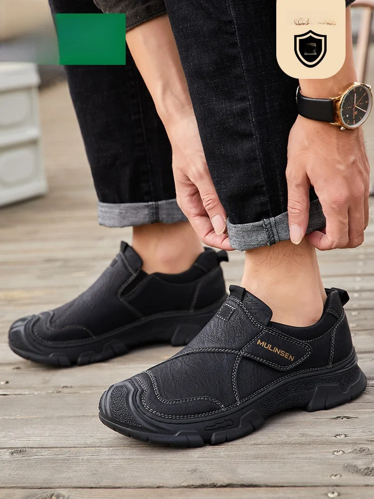 Мужская обувь Mulinsen нескользящая уличная рабочая для отдыха мужская удобная
