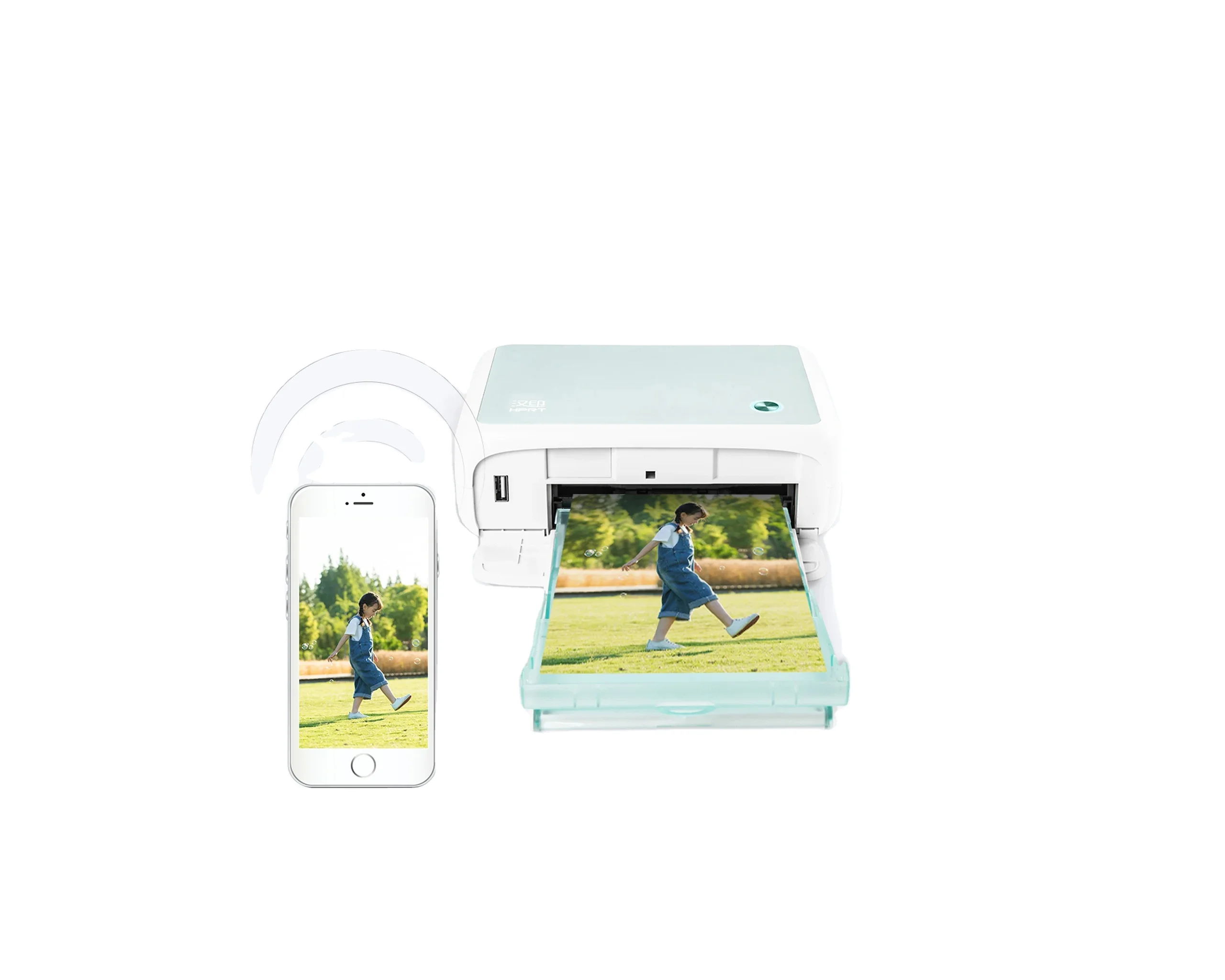 Маленький принтер HPRT C4000L 300 точек на дюйм Портативный беспроводной BT Мини ручной