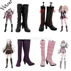 Сапоги для косплея Danganronpa 2, джунко эношима, ботинки для косплея, сапоги для косплея киригири, Киоко, обувь на высоком каблуке для девочек, ботинки для женщин и мужчин