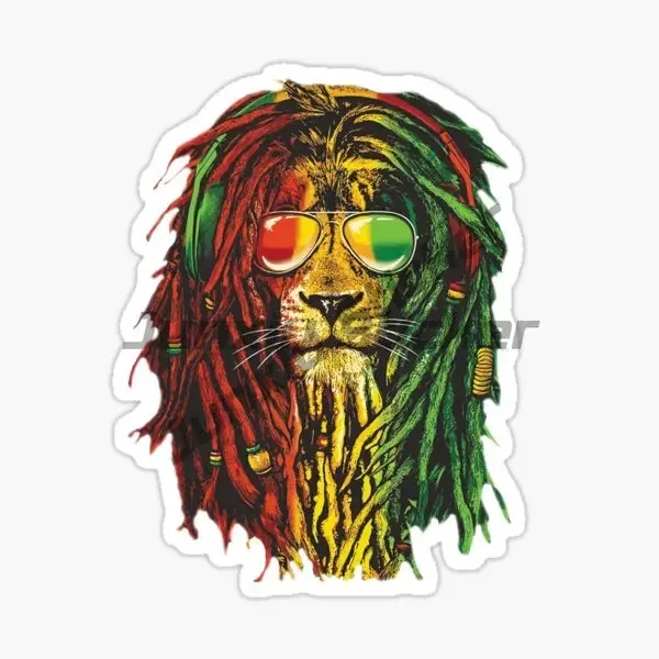 

Ямайка JA флаг эмблема Лев наклейки мотоцикл грузовик автомобиль кемпер велосипедный шлем гонки внедорожная стена двери лодка наклейка Assecories