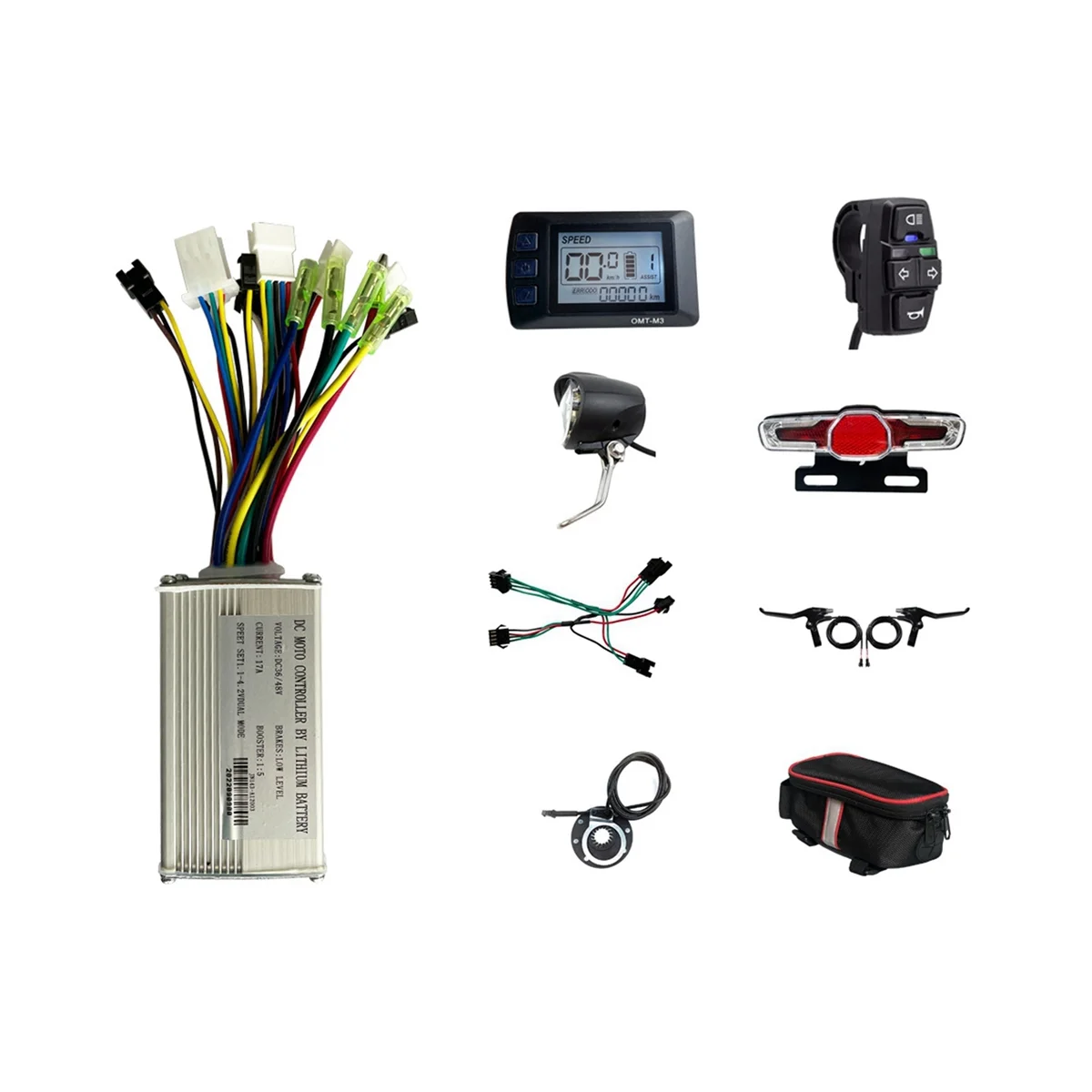 

36 в 48 в 250 Вт 350 Вт Электронный велосипед 17 а бесщеточный контроллер синусоидальной волны с экраном KT Электронный велосипед