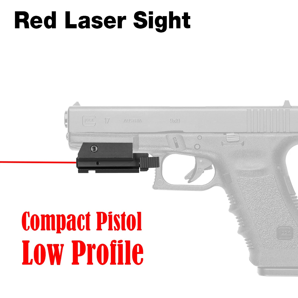 

US Red Dot Laser Sight for Picatinny and Rifle with 635-655nm Adjustable 11mm/20mm Picatinny/Weaver Mount Hunting Accessories