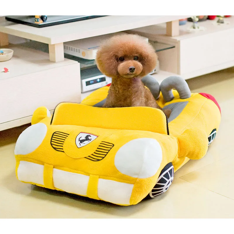 Sports Car Shaped Pet Dog Bed House Chihuahua Yorkie Small Dog Cat House Waterproof Warm Soft Puppy Sofa Kennel