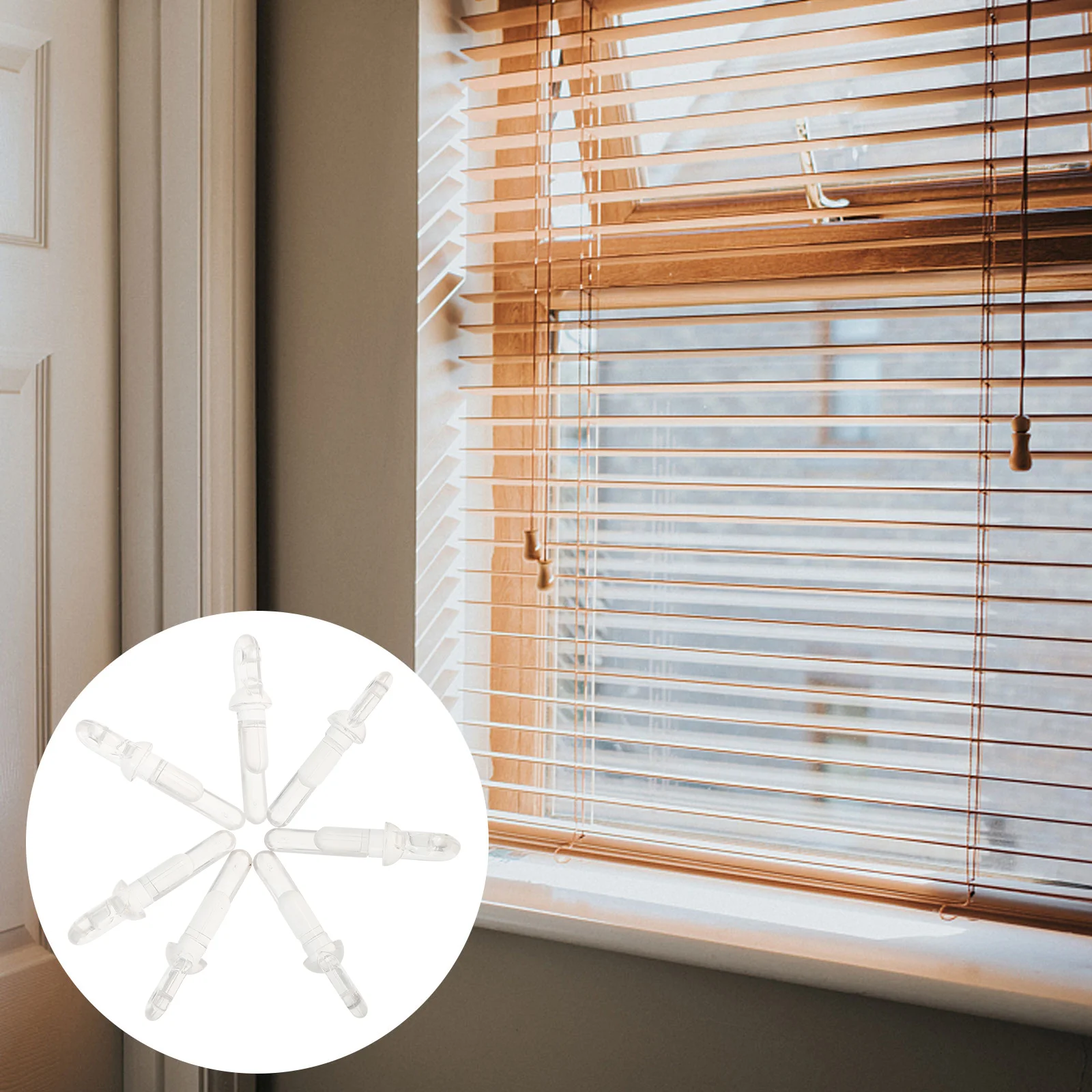 

12pcs Home Horizontal Blind Hardwares Vertical Blinds Replacement Parts Wand Assembly Replacement Window Blind Hardwares