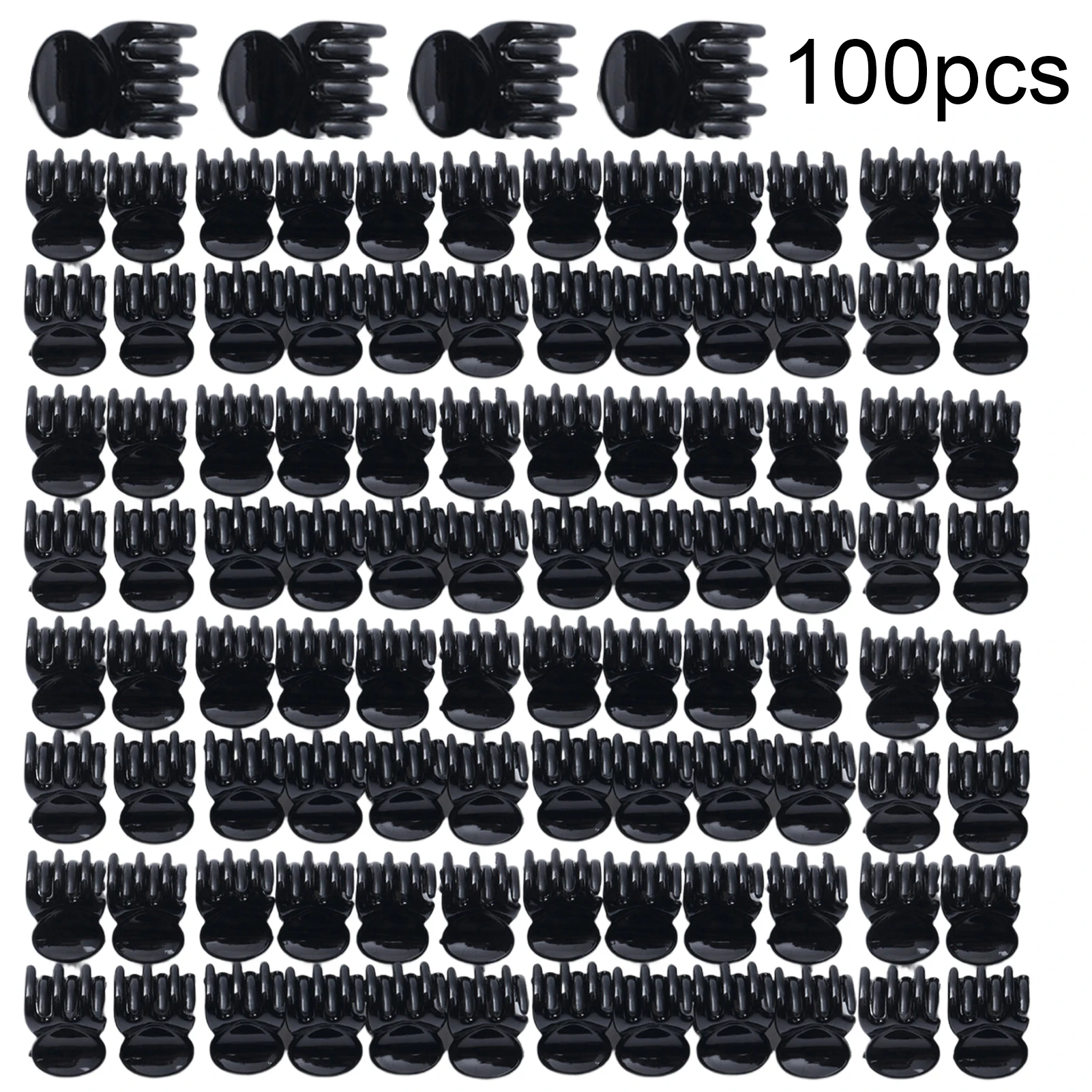 

100pcs Practical Easy To Remove Mini For Orchid Stem Support Plastic Flower Clips Stylish Garden Durable Rustproof Grow Upright