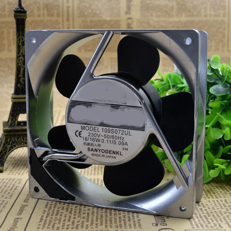 

Новый оригинальный вентилятор переменного тока 109s072ul 12 см 220 в 18/16 Вт 12038 с алюминиевой рамой