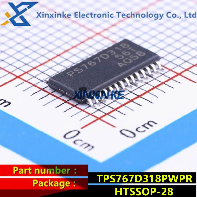 

TPS767D318PWPR PS767D318 HTSSOP-28 LDO Voltage Regulators Dual-Output LDO Voltage Regulator Power Management ICs