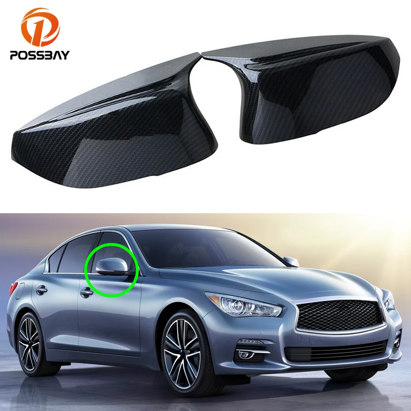 

Колпачки для зеркала заднего вида Infiniti Q50 Q50S Q70 Q60 QX30 2014-2021, 1 пара
