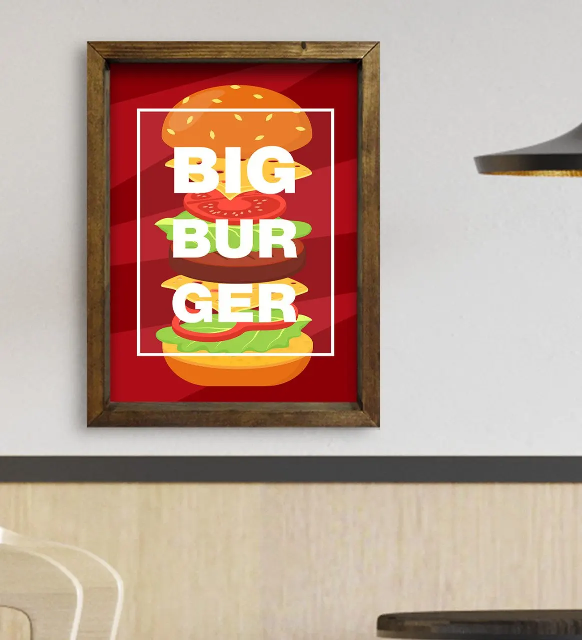 

BK Подарочный стол для кафе, бара и ресторана из натурального массива дерева, 45x65 см-93