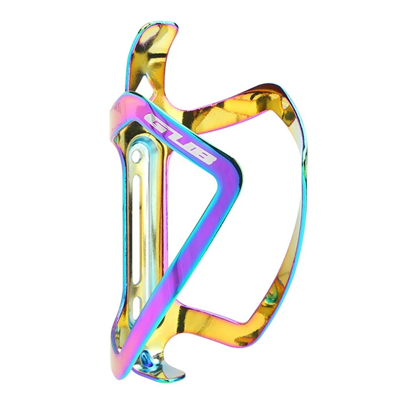 

GUB 08 Dazzling Color Aluminum Bicycle Water Bottle Cage Bicycle Drink Water Bottle Rack Holder For Mountain Road Bicycle