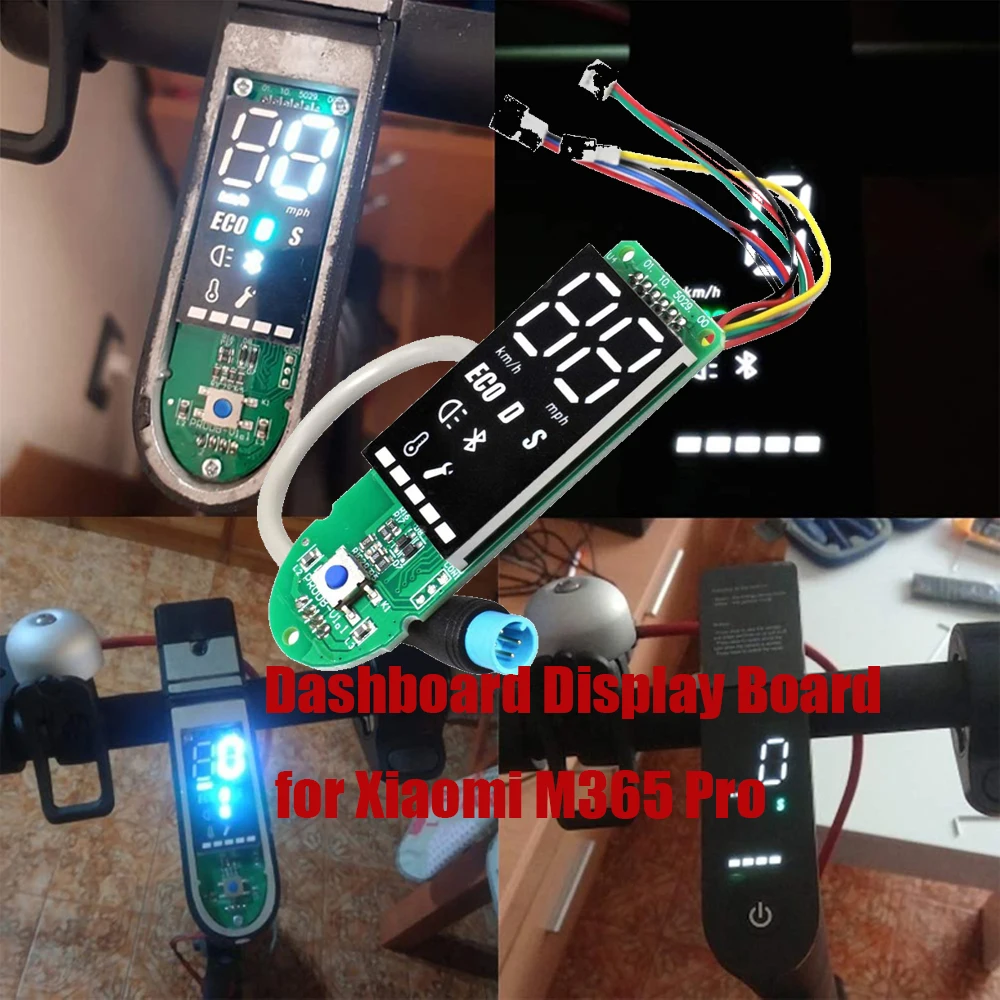 Фото Панель приборов для электросамоката Xiaomi M365 Pro: Bluetooth LED-дисплей, сменная плата управления, запчасти №1