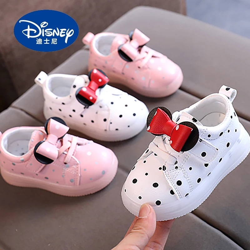 

Disney Mickey Mouse Mickey and Minnie Anime Cartoon Cute Kids LED Light Up Sneakers Girls Light Up Sneakers Kids Sneakers