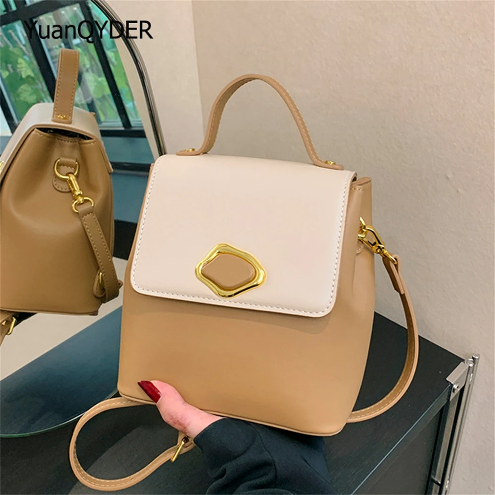 

Panelled Ladies Backpack Multifunctional Mini Ladies Anti-theft Backpack Fashion Travel Bag New Women Shoulder Bags Bolso Mujer