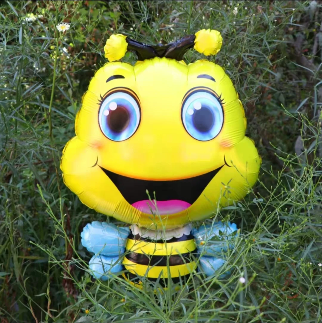 

Воздушный шар из фольги с изображением пчелы насекомых животных для вечеринки Хэллоуин/Рождество/С Новым Годом/день рождения вечерние детс...