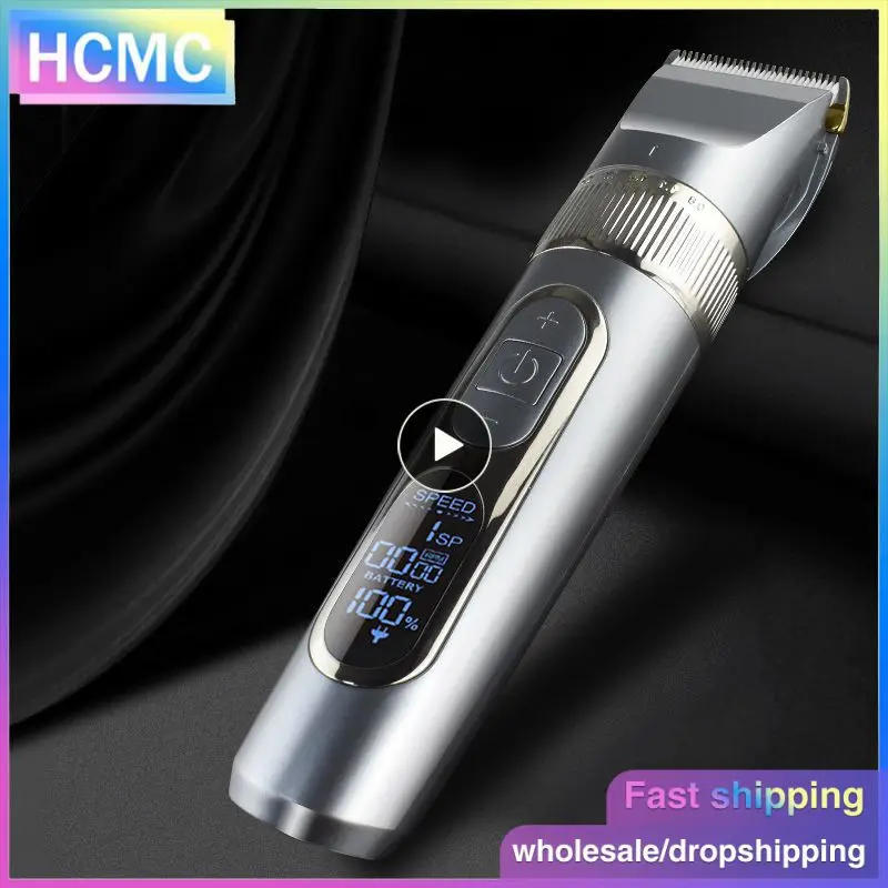 

Hair Clipper Spider Electric Man Fader Charging Adult Children General Professional Electric Hair Trimmer For Men LCD Display