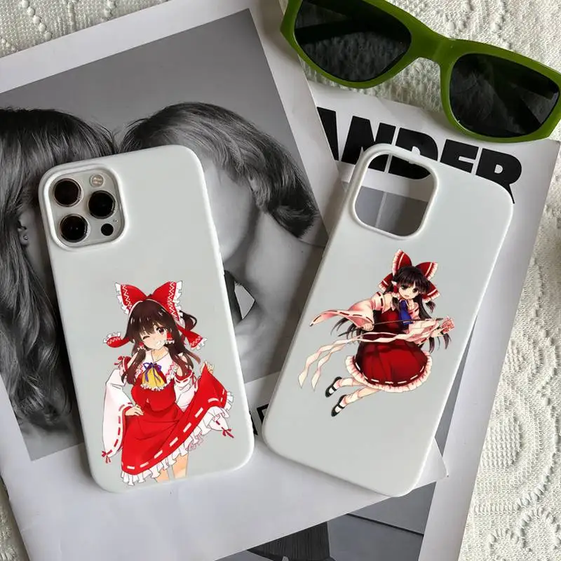 Чехол для телефона Hakurei Reimu из японского аниме iPhone 6 7 8 11 12 13 s mini pro X XS XR MAX Plus |