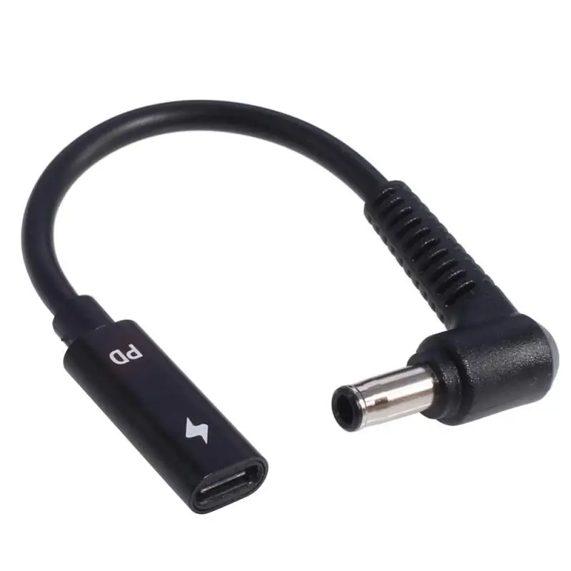 Фото Type C Female PD Charging Cable Cord for Thinkpad X61S R61 T410 T420S T400 T430 SL400 E425 Laptop Power Charger Adapt №1
