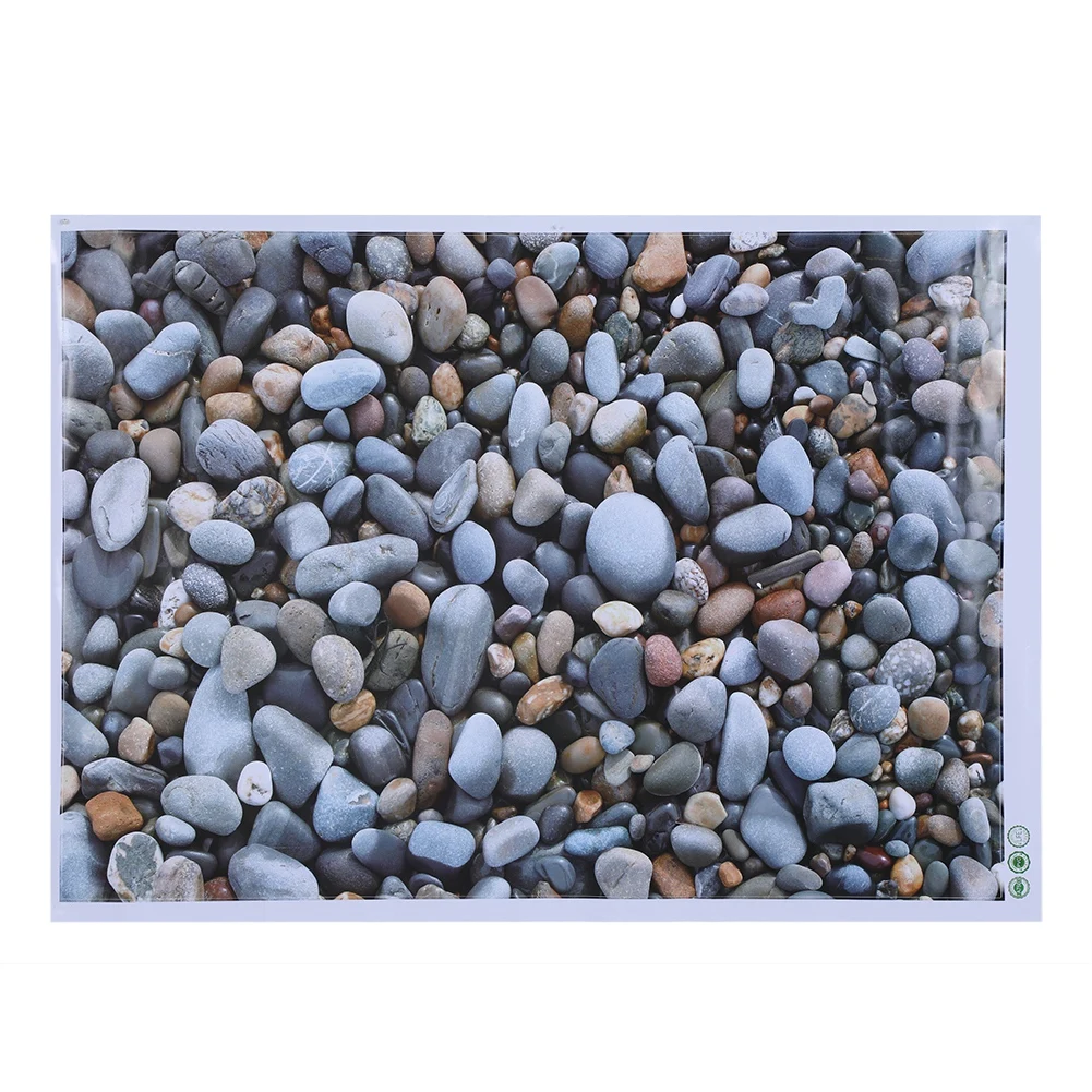

3D Cobblestone Wall Sticker Anti-skid Floor Stickers for Bathroom Corridor Decor