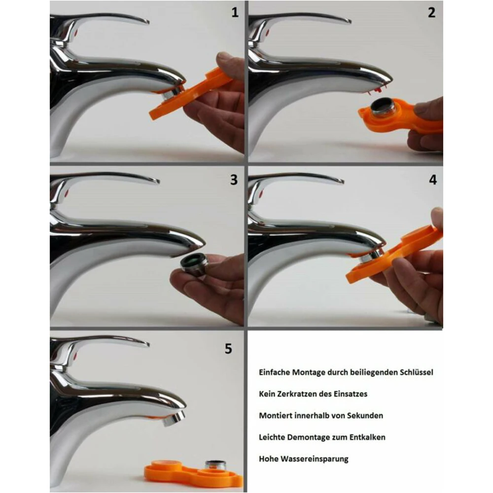 

21XPerlator Radiation Regulator M24 Water Tap Sieb Mixed Nozzle Perlators Water 20*Faucet Aerators 1* Mixing Nozzle Wrench