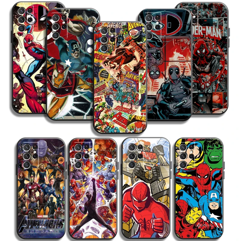 

Marvel Avengers Phone Cases For Samsung Galaxy A21S A31 A72 A52 A71 A51 5G A42 5G A20 A21 A22 4G A22 5G A20 A32 5G A11 Coque