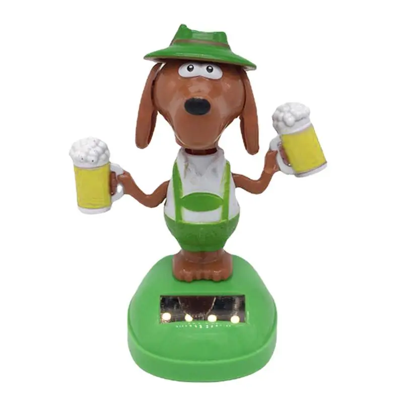 

Solar Bobblehead Figures Cute Solar Powered Dancing Toys Dog Solar Dancer Dog Toy Solar Power Bobbleheads For Home Car Ornament