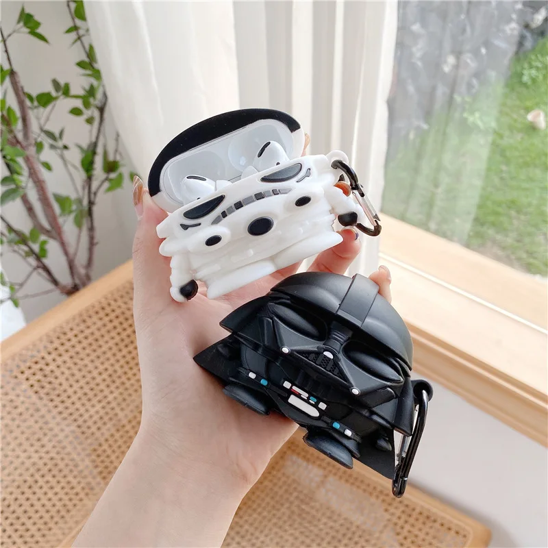 Горячая Распродажа 3D мультфильм Дарт Вейдер Штурмовик Дизайн наушников чехол с