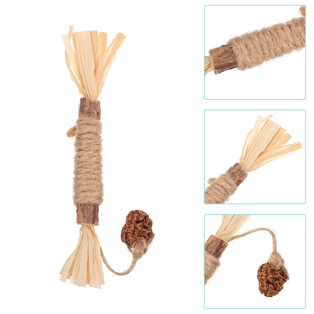 

2pcs Silvervine Sticks for Cats Natural Catnip Sticks Cat Teeth Cleaning Molar