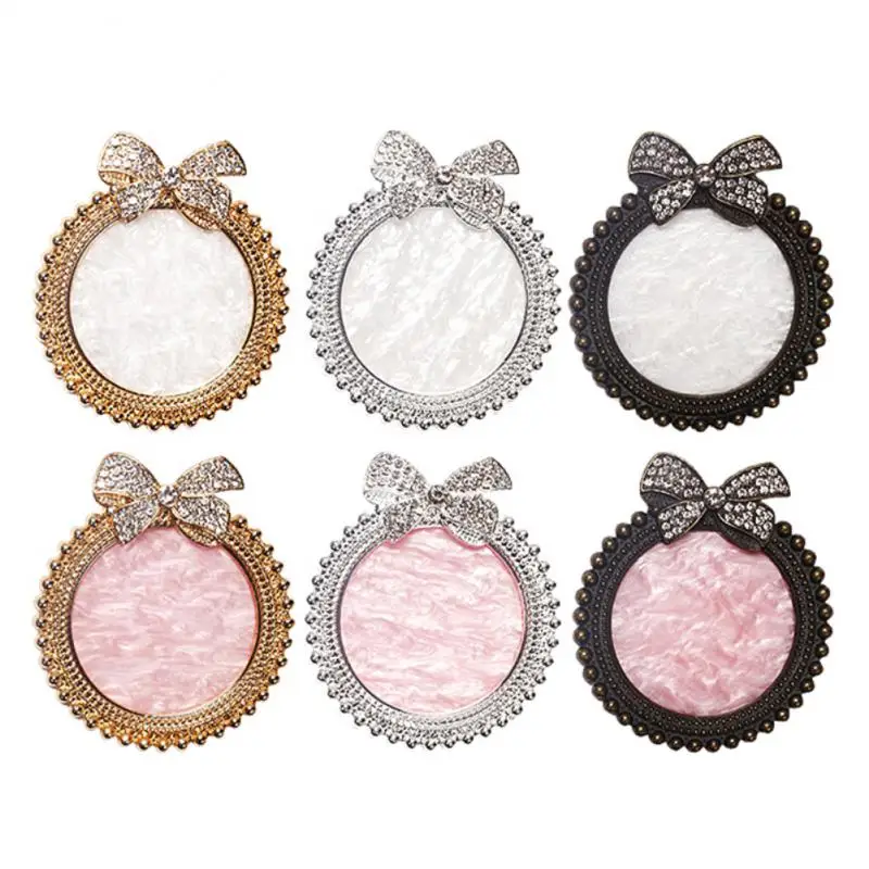 

6 Colors Round Resin Nail Palette Nail Color Mixing Nail Art Display Shelf False Nails Display Board Nail Color Palette