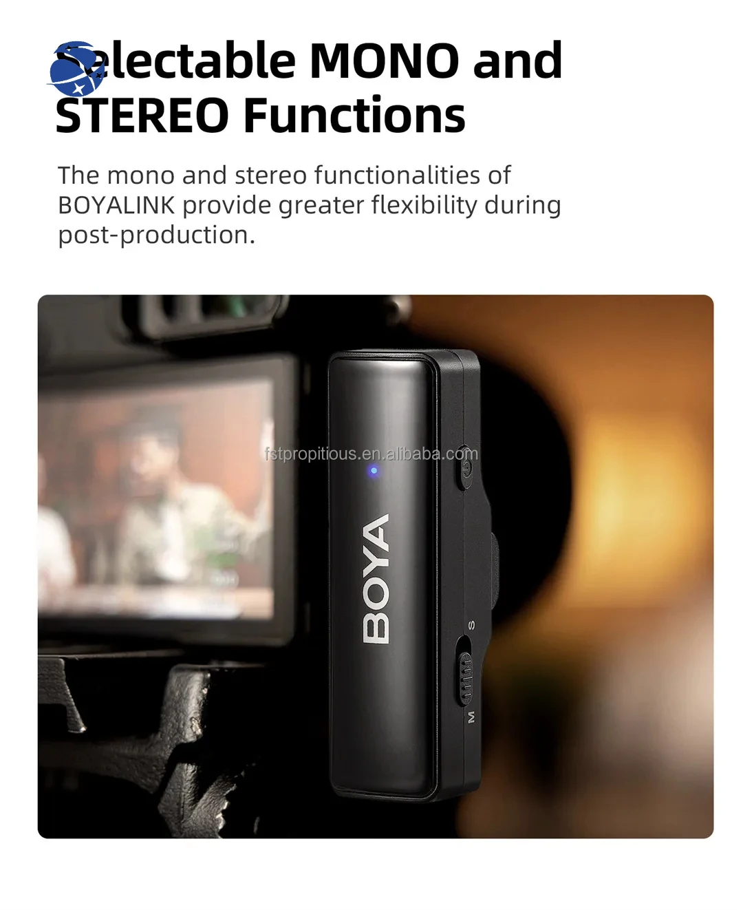 BOYALINK беспроводной петличный микрофон для iPhone Android DSLR камера Youtube прямая