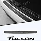 Защитные наклейки на задний бампер автомобиля, защитные наклейки, украшение для Hyundai tucson nx4 2005- 2021, автомобильные наклейки, аксессуары