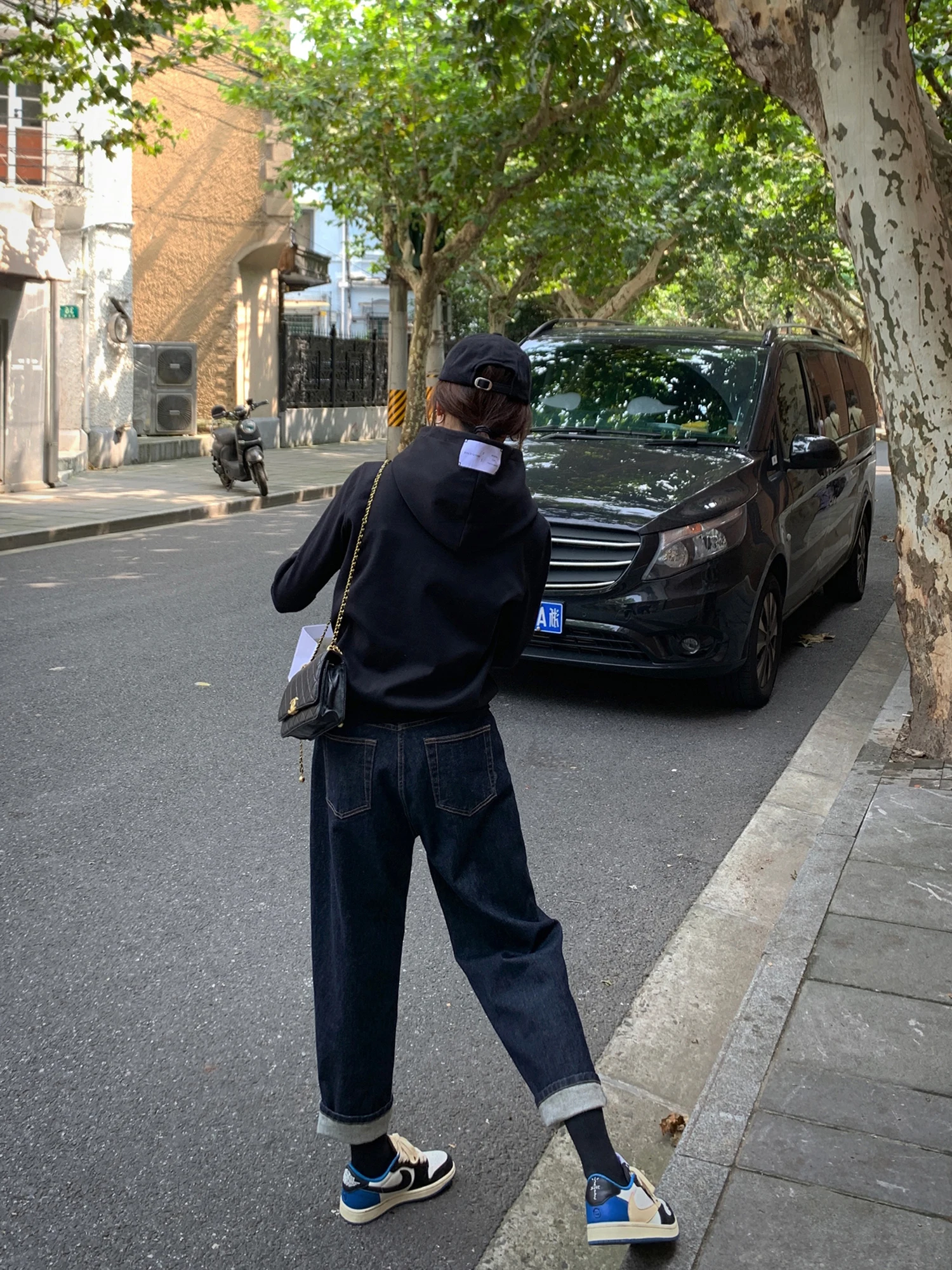 Y2k Big Size Jeans Female Summer Thin Model 2023 New Straight Daddy Pants Fat Mm Thin Nine Points Haren Pants