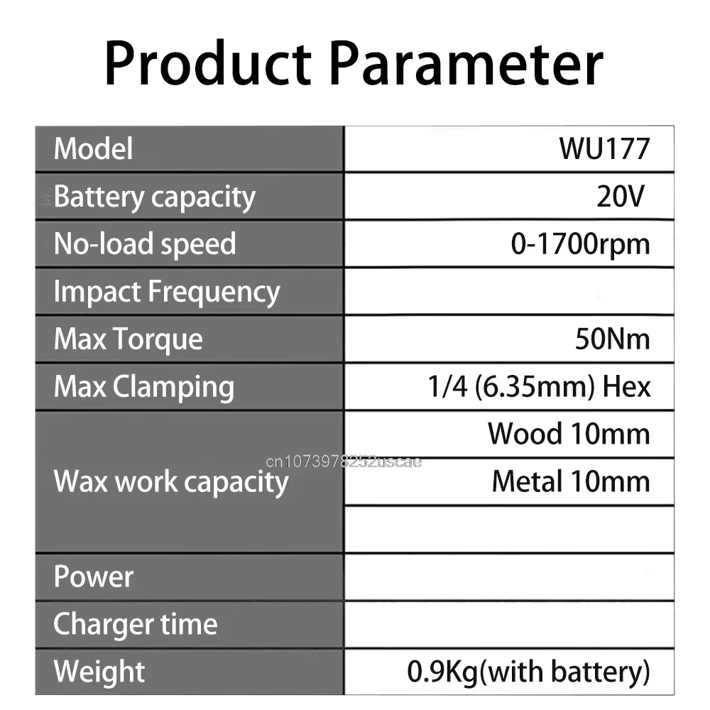 Ударная дрель Worx 1/4 дюйма 50 нм бесщеточный двигатель 6 35 мм двойная Шестигранная