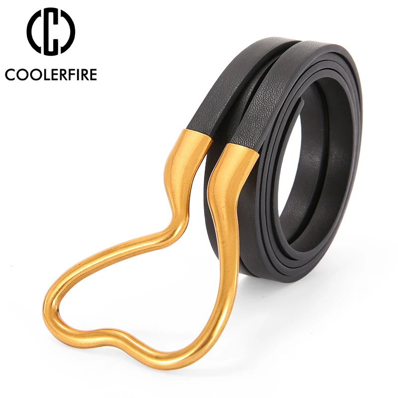 

Fashion Belts For Women Big Alloy Buckle Knotted Stylish Punk Thin Casual Double Layer Shirt Belt Waist Solid Color Strap LB2165