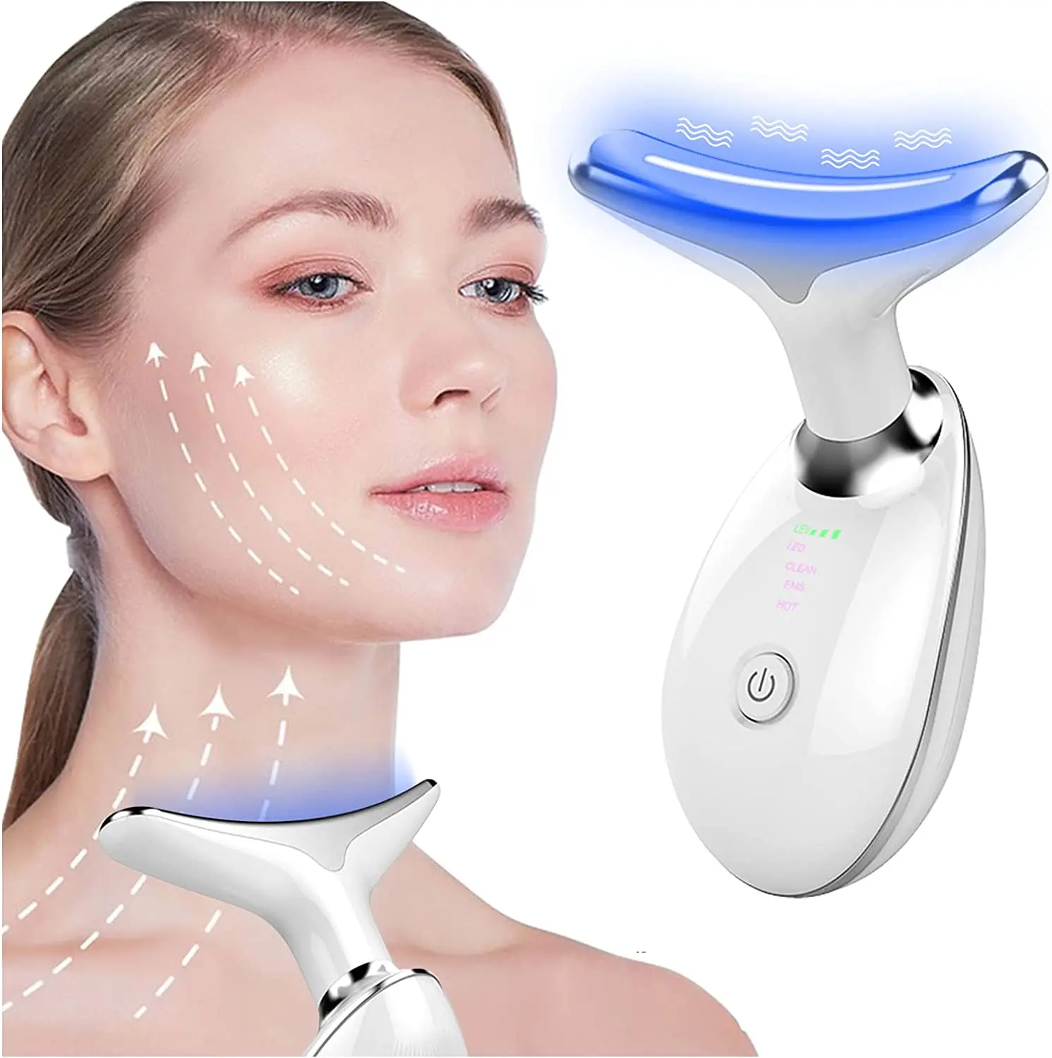 Firming Wrinkle Removal Tool Face And Neck Face Skin Tool  Face Neck Beauty Tool Massager Wrinkles Removal Tightens Sagging Skin