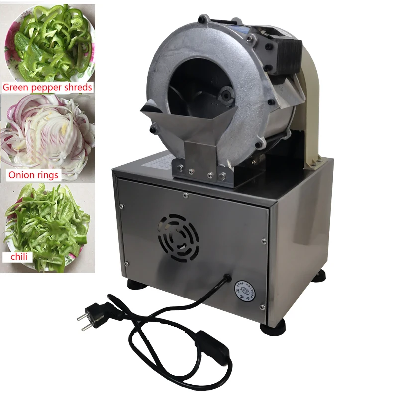 

Commercial Vegetable Cutter Machine Electric Slicer Onion Cutter Machine Automatic Vegetable Shredder Food Processor