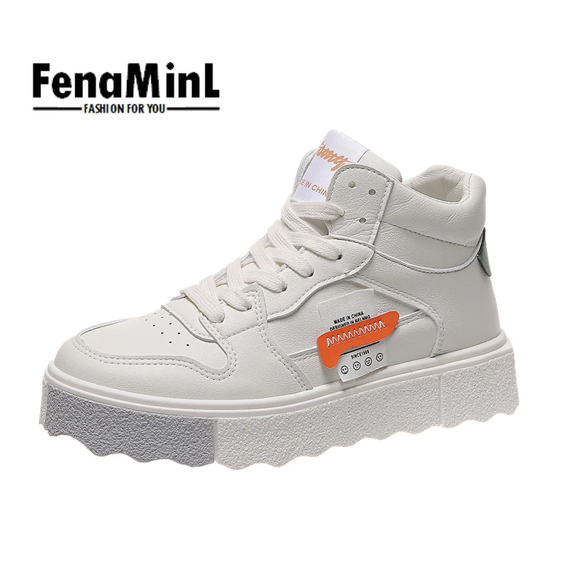 

ins New Air Casual sneaker for women Korean Women's mid-top shoes Female winter Height increasing shoes platform quality shoes