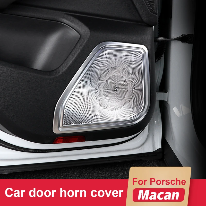 Для Porsche Macan Door Berlin аудио крышка динамика звуковой сигнал декоративная внутренняя